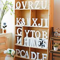 Wedding Décor 26 Freestanding Wood Wooden Simple Letters White Alphabet Party Home Decorations