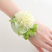 Wedding Flowers Free-form Lilies Peonies Wrist Corsages Wedding Party/ Evening Satin