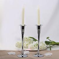 wedding dcor personalized diamante candle holder set of 2