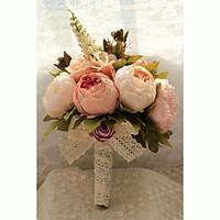 Wedding Flowers Free-form Handmade Roses Bridal Bouquets