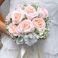 Wedding Flowers Round Roses Bouquets Wedding Party/ Evening Satin 9.84\