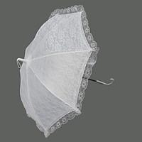 Wedding Lace Umbrella Hook Handle 21.3\