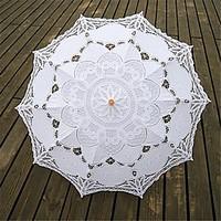 wedding cotton umbrella post handle 268approx68cm wood 307approx78cm