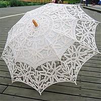 Wedding Cotton Umbrella Post Handle 26.8\