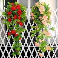 wedding dcor decoration artificial flowers 984l roses rattan 1 piece p ...