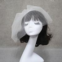 wedding veil two tier blusher veilsveils for short hairbirdcage veils  ...