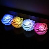 Wedding Décor LED Rose Favors (Set of 4 in Assorted Colors)