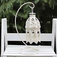 wedding dcor white hanging hollow out candle holder