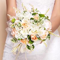 wedding flowers round roses bouquets wedding silk orange 1024approx26c ...