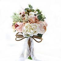 Wedding Flowers Free-form Lilies Bouquets Party/ Evening Taffeta 19.7\