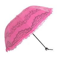 Wedding / Terylene Umbrella Post Handle Blue / Pink / Green / White / Purple / Ivory 25.6\