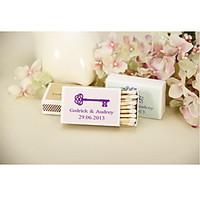 wedding dcor personalized matchbooks key set of 12 more colors