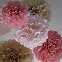 wedding dcor 14 inch paper flower set of 4 more colors