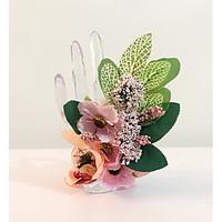 Wedding Flowers Hand-tied Wrist Corsages Wedding Party/ Evening Dried Flower 3.15\