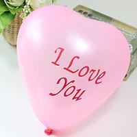 wedding dcor heart shaped balloon100 pcs