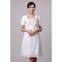 wedding wraps shrugs short sleeve taffeta wedding partyevening