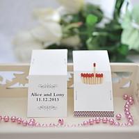 Wedding Décor Personalized Matchbooks - Classic Pattern (Set of 25)