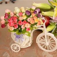 wedding dcor decoration artificial 42 heads spring rose bicycle flower ...