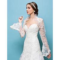 Wedding Wraps Boleros Lace White/Beige Bolero Shrug