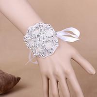 Wedding Flowers Wrist Corsages Wedding Special Occasion Party/ Evening Festival Organza