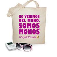 we are monkeys primate pride! (bag, fuchsia)