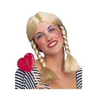 Wendy Blonde Plaited Wig For Hair Accessory Fancy Dress