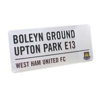 West Ham FC Street Sign