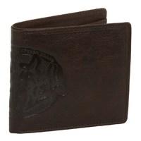 Weird Fish Bexhill Leather Wallet Antique Brown Size ONE