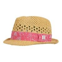 Weird Fish Indiana Straw Trilby Hat Natural Size ONE
