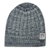 Weird Fish Finka Cable Knit Beanie Hat Midnight Size ONE