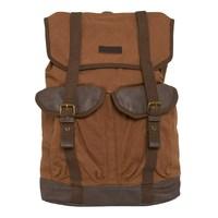 Weird Fish Anton Waxed Canvas Back Pack Dark Tan Size ONE