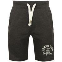 Westwood Pier Jogger Shorts in Charcoal Marl  Tokyo Laundry