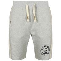 Westwood Pier Jogger Shorts in Ice Grey Marl  Tokyo Laundry