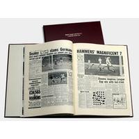 West Ham United Football Newspaper Book