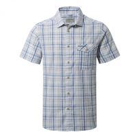Westlake Short Sleeved Shirt Deep Blue Combo