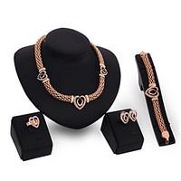 Wedding Accessories Gold Plated jewellery Floating Charms Vogue Woman Costume African Jewelry Sets