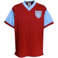 West Ham Utd 1958 No 6 Shirt - Claret/Blue