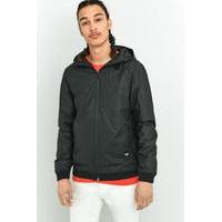 Wemoto Grand Black Zip-up Windbreaker, BLACK