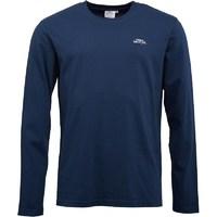 Weird Fish Mens Scales Long Sleeve T-Shirt Moonlight Blue