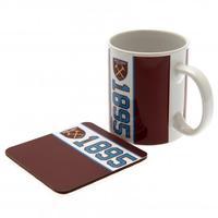 West Ham United F.C. Mug &amp;amp; Coaster Set