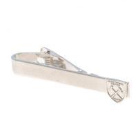 west ham united fc silver plated tie slide