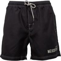 Weird Fish Mens Volac Board Shorts Washed Black