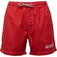 weird fish mens volac board shorts radical red