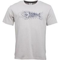 weird fish mens scribble t shirt soft grey