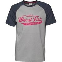 weird fish mens ling t shirt moonlight blue