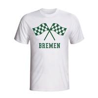 Werder Bremen Waving Flags T-shirt (white)