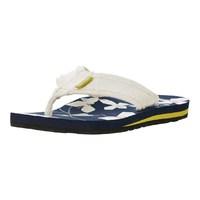 weird fish salcombe printed flipflop navy size 8