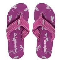 weird fish salcombe printed flip flop magenta size 8