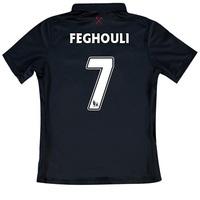 West Ham United Third Shirt 2016-17 - Kids with Feghouli 7 printing, Black