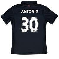 West Ham United Third Shirt 2016-17 - Kids with Antonio 30 printing, Black